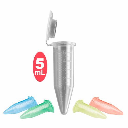 MTC™ Bio Snap Cap MacroTube®, Non Sterile, 5 ml, Assorted, 200 Pack
