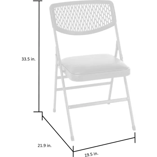 Cosco commercial resin discount mesh folding chair