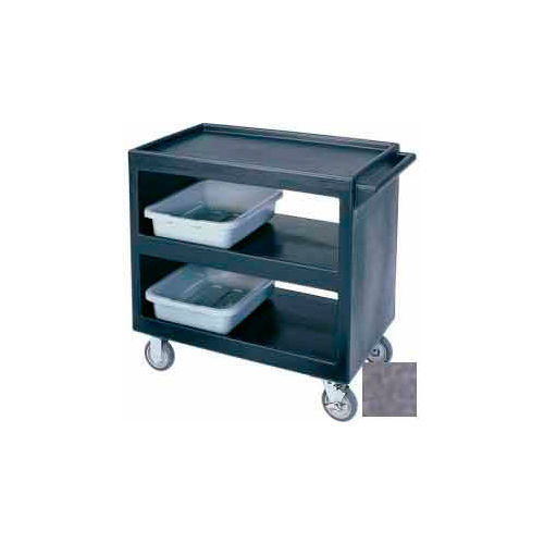 Cambro BC2354S191 Bus Cart 5" Casters (4 Swivel 1 with Brake) Granite