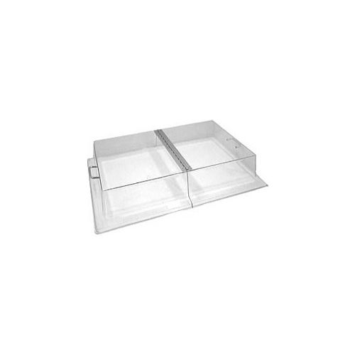 Cambro RD1826CWH135 - Display Rectangular Cover with Hinge 18" x 26", Clear