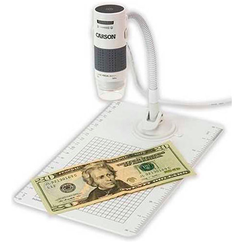 Carson® MM-840 eFlex™ 300x Lighted Digital Microscope w/ Graduated Base