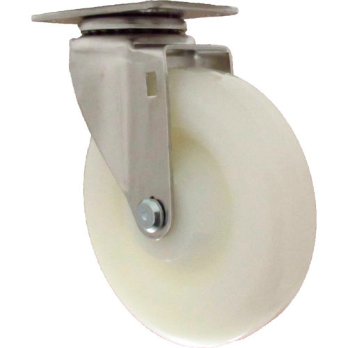 Durable Superior Casters Swivel Top Plate Caster - 3&quot;Dia. Nylon with No Brake