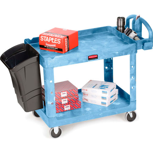 Rubbermaid Premium Universal Shelf Carts - 36"Wx24"D Shelf - 38-1/8"H - Blue