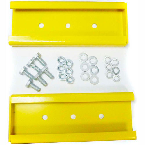 Wildeck® Rail Hardware Package For Lift Out Rails, Yellow
