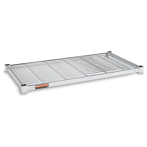 Zinc Shelf for Square-Post Open-Wire Shelving, 1000 lb. Capacity, 48&quot;L x 18&quot;W - Pkg Qty 2