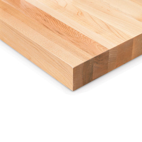 Global Industrial™ Workbench Top, Maple Butcher Block Square Edge, 120"W x 36"D x 1-3/4" Thick