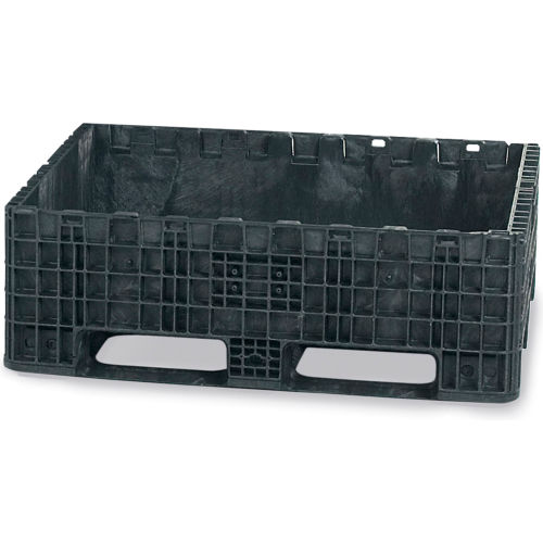 ORBIS Heavy-Duty Bulkpak Containers HDRS3230-18 - 32 x 30 x 18 - Fixed Wall Black