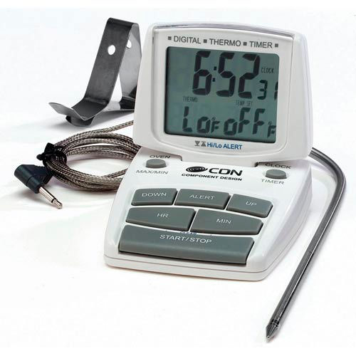 CDN Combo Probe Thermometer, Timer & Clock