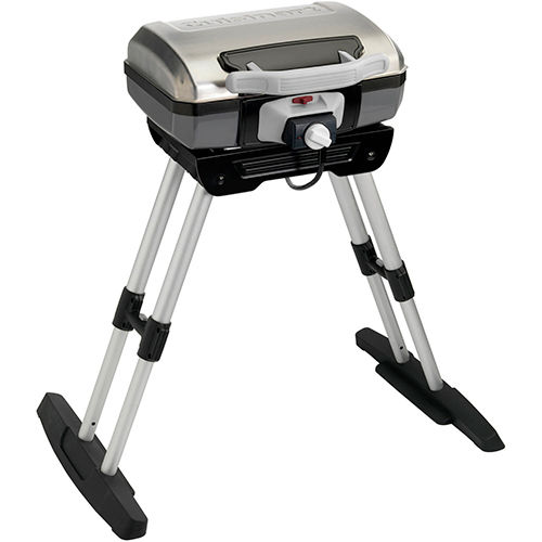 Cuisinart Outdoor Portable Electric Grill w/ VersaStand Integrated Telescoping Base