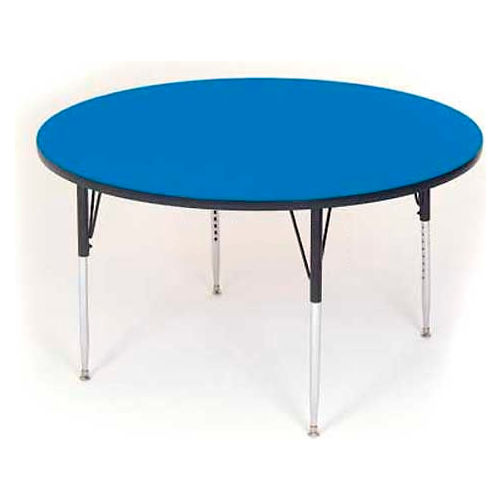Activity Tables, 60"L x 60"W, Standard Height, Round - Blue