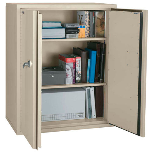 FireKing® Fireproof Storage Cabinet CF4436-DPA, 1-Hour Fire Rating 36 x 19-1/4 x 44 Parchment