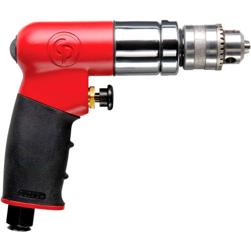 Chicago Pneumatic 8941073013, 1/4&quot; Pistol Air Drill, 0.3 HP, 2800 RPM, 4.1 CFM, 90 PSI