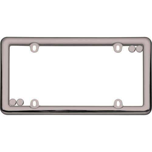 Cruiser Accessories Nouveau License Plate Frame, Black - 20680