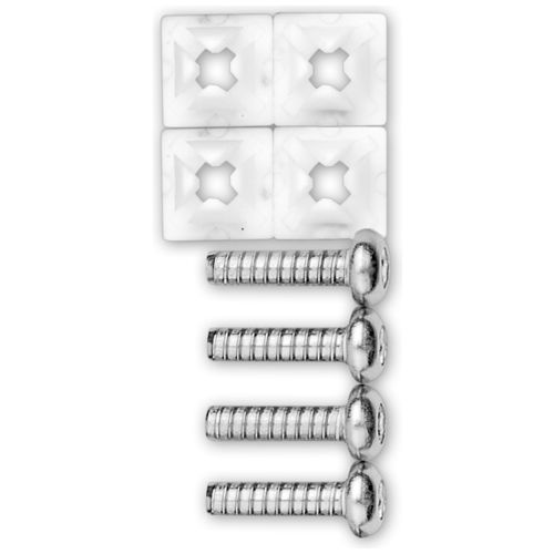 Cruiser Accessories Fasteners License Plate Frame Hardware, Steel - 80230