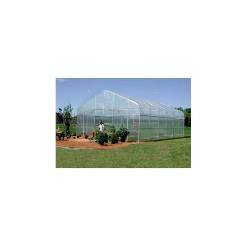 Majestic Greenhouse 20'W x 60'L w/Top/Side/Polycarbonate