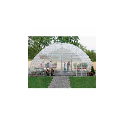 Clear View Greenhouse Kit 20'W x 10'7&quot;H x 48'L - Natural Gas