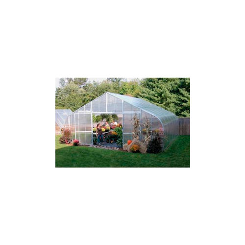 26x12x72 Solar Star Greenhouse w/Poly Ends and Drop-Down Sides, Gas Heater