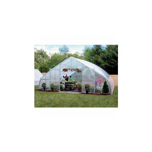 30x12x48 Solar Star Greenhouse w/Poly Ends and Roll-Up Sides