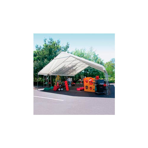 WeatherShield Giant Commercial Canopy 24'W x 50'L Gray