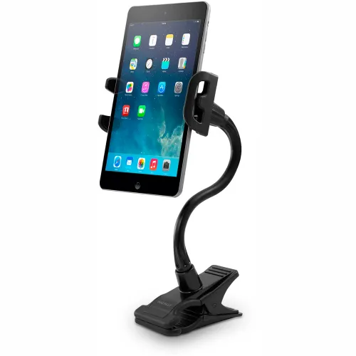 Macally Adjustable Clip-On Mount Holder for Tablets and Smartphones