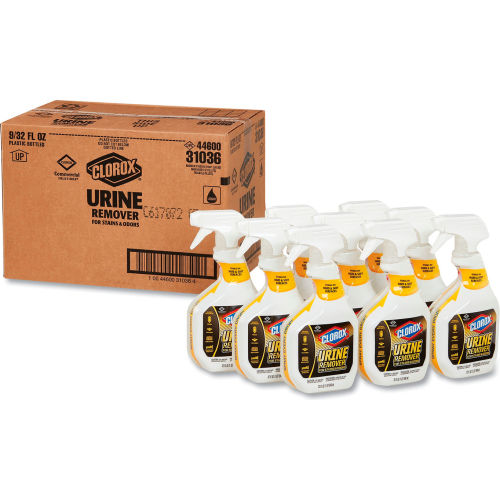 Clorox® Urine Remover, 32oz Trigger Bottle 9/Case - CLO31036CT