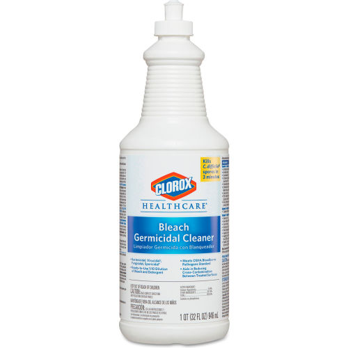 Clorox® Healthcare® Hospital Cleaner Disinfectant w/Bleach, 32oz Bottle 1/Case -CLO68832EA