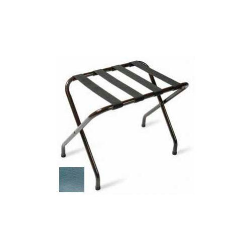 Flat Top Chrome Luggage Rack with Black Straps, 6 Pack - Pkg Qty 6