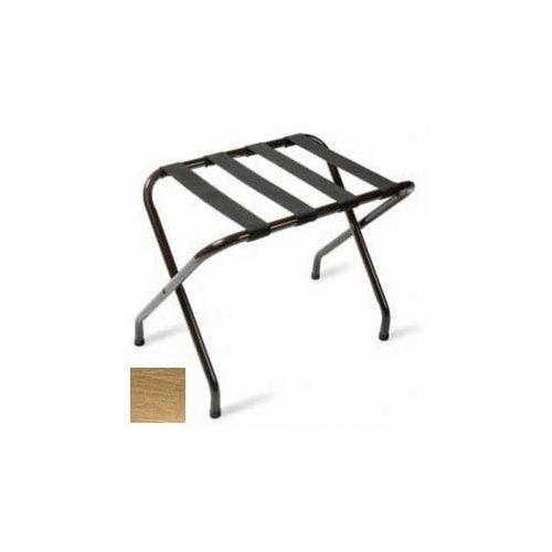 Flat Top Antique Inca Gold Luggage Rack with Black Straps, 6 Pack - Pkg Qty 6