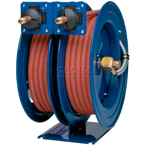 Coxreels C Series Blue Steel Combination Hose Reel with Air Hose