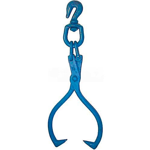 Dixie Industries Skidding Tong 40004, 3/4" with Swivel Hook, 16" Max. Opening
