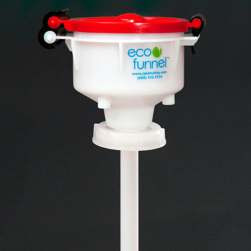 ECO Funnel&#174; EF-4-FS70 4" ECO Funnel with 70mm Cap Adapter, Red Lid
