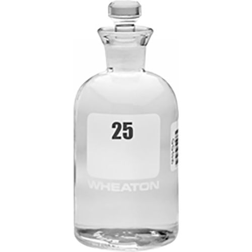 Wheaton® 300ML Glass BOD Bottles, Numbered 25-48, Case of 24