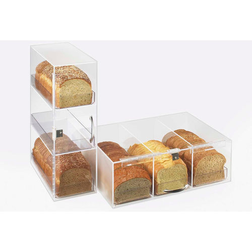 CalMil 1204 3 Tier Bread Box Frosted With Trays 7"W x 12"D x 20"H