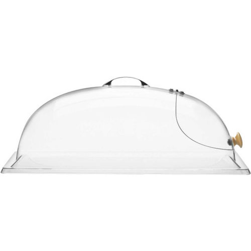 Cal-Mil 339-12 Classic Dome Cover - Single End Opening w/Door 12&quot;W x 20&quot;D x 7-1/2&quot;H - Pkg Qty 4