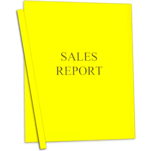 CLine Products Vinyl Report Covers w/Binding Bars, Yellow, Matching