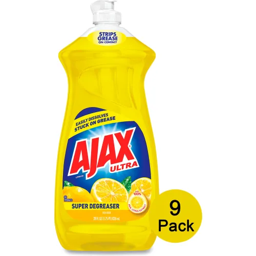 Dish Detergent, Lemon Scent, 28 oz Bottle Dish Detergent, Lemon Scent, 28 oz Bottle