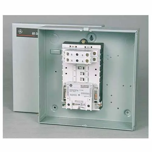 GE CR463L80ANA10A0 Lighting Contactor Panel w/NEMA 1 Enclosure, 30A, 8 pole (8)NO, 277V
