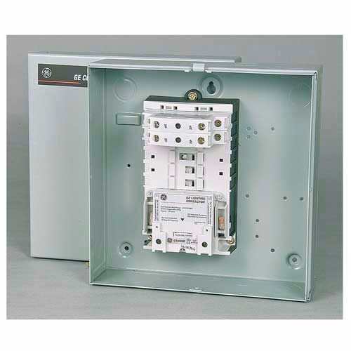 GE CR463L91AJA10A0 Lighting Contactor Panel w/NEMA 1 Enclosure, 30A, 10