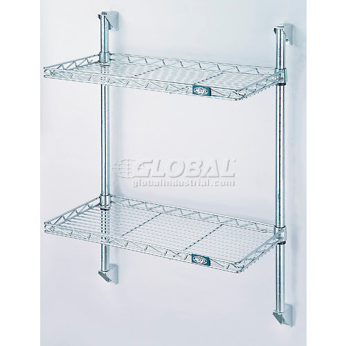 Nexel® CS1224C Chrome Cantilever Shelf 24"W x 12"D