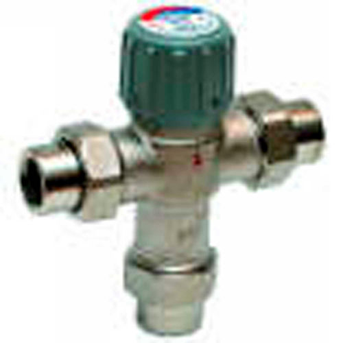 Honeywell AM1 Series 1" Union NPT Lead Free Mixing Valve 70° F120F°