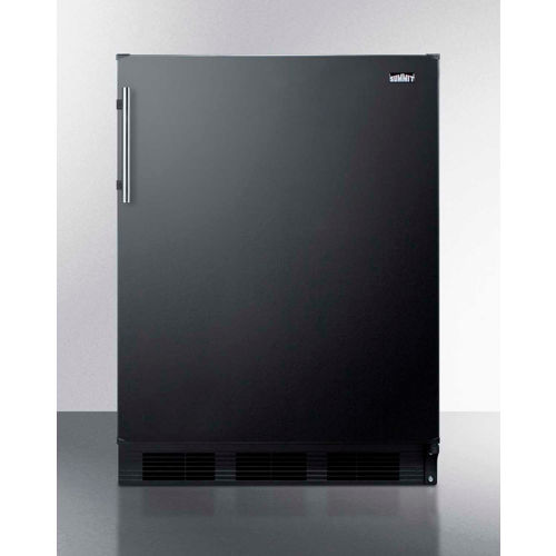 Summit CT663BADA - ADA Compliant Freestanding Refrigerator-Freezer, 5.1 Cu. Ft., 24" Wide