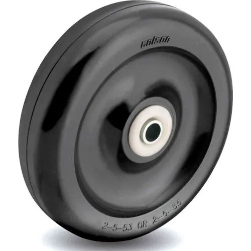 Oajen 2" Caster Wheels With Stem – Double Ball Bearing, Poly Wheel, Pack Of 4 (2 With Brake, 2 Without)