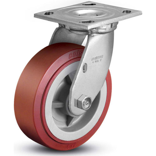 Colson® 4 Series Swivel Plate Caster 4.06109.929 Polyurethane on