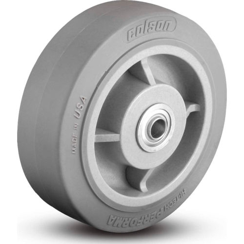 Colson 5 x 1-1/2 Polyurethane Wheel w/1/2 ID Roller Bearing 500# Cap 
