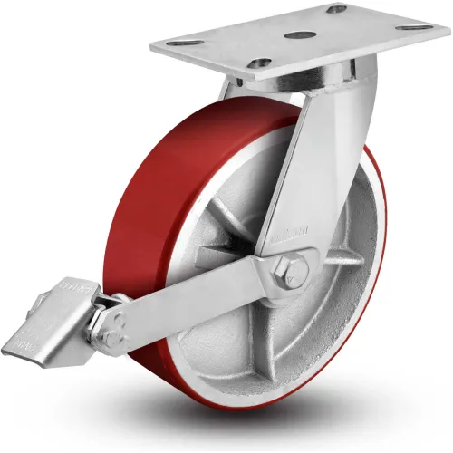 Colson® 7 Series Swivel Plate Caster 7.06689.979.7 LH8.0 BRK1 With