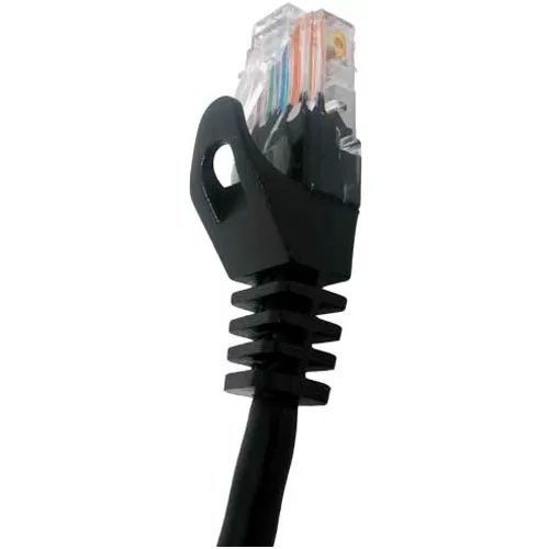 Vertical Cable 094-813/3BK CAT6 Snagless Molded Patch Cable, 3 ft. (0.9 meter), Black
