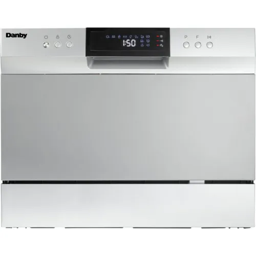 Danby® Countertop Dishwasher, 6 Place Settings, 120V, Silver