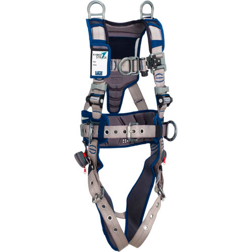 DBI-Sala ExoFit STRATA™ Construction Harness, Back/Front/Shoulder/Side D-Ring, L, 1112578