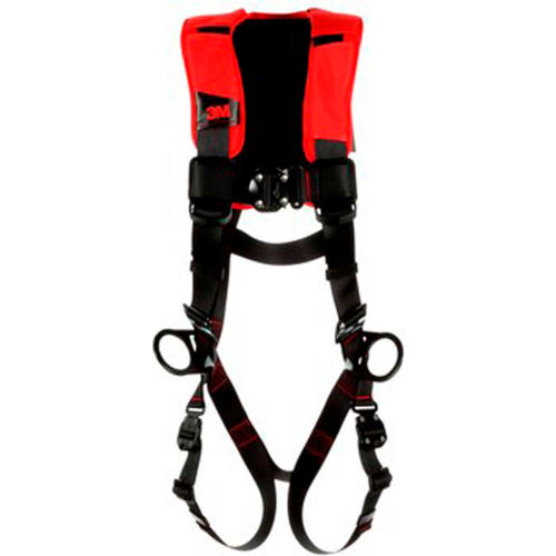 3M™ Protecta® 1161402 Comfort Vest-Style Positioning Harness, Quick Connect Buckle, XL