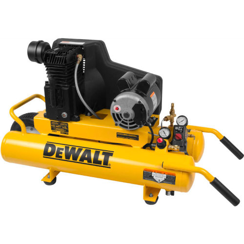 DeWALT&#174; DXCMTA1980854, Portable Electric Air Compressor, 1.9HP, 8 Gal, Wheelbarrow, 5.7 CFM